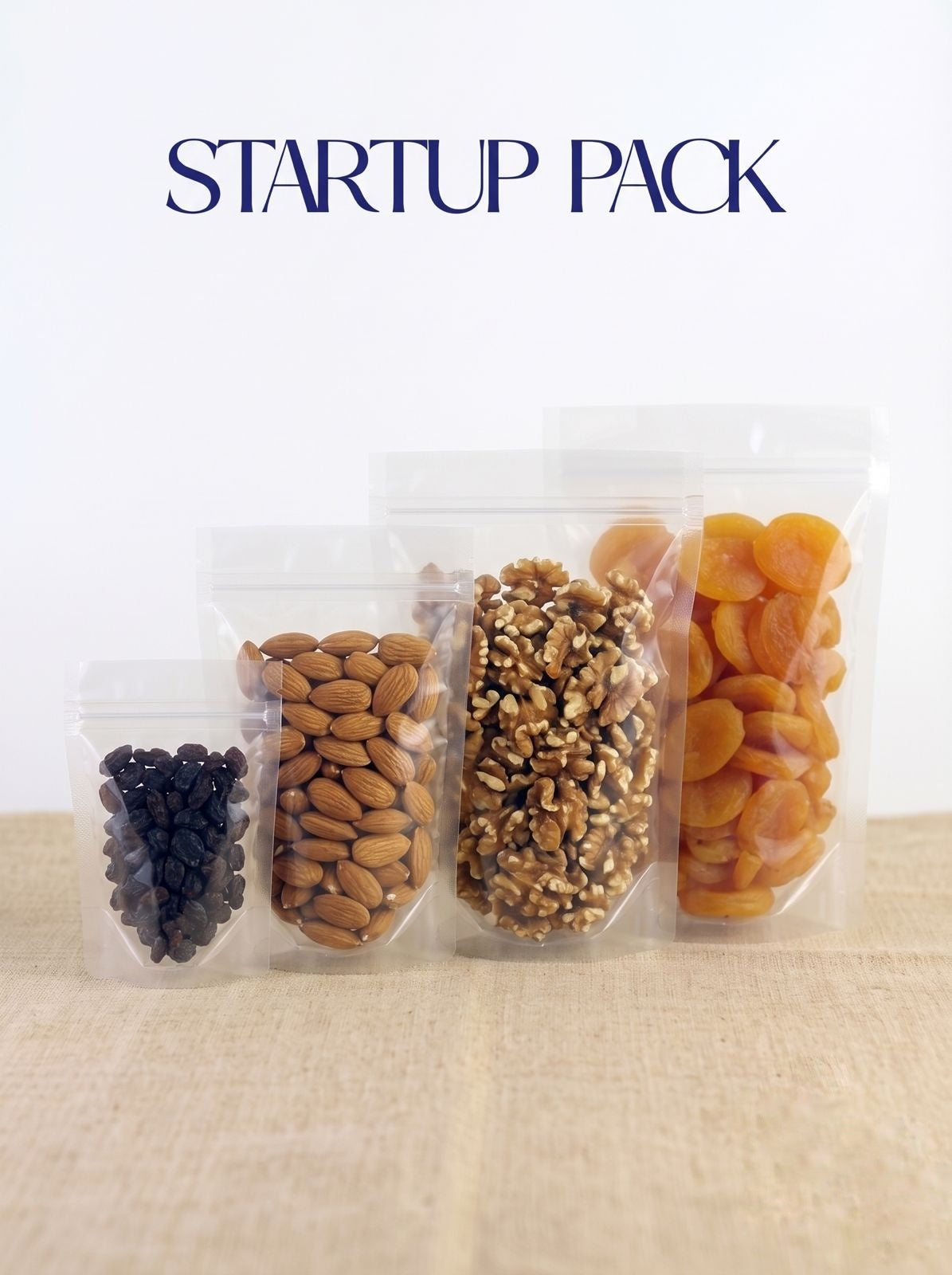 Startup Pack - Transparent Standup Pouch Combo